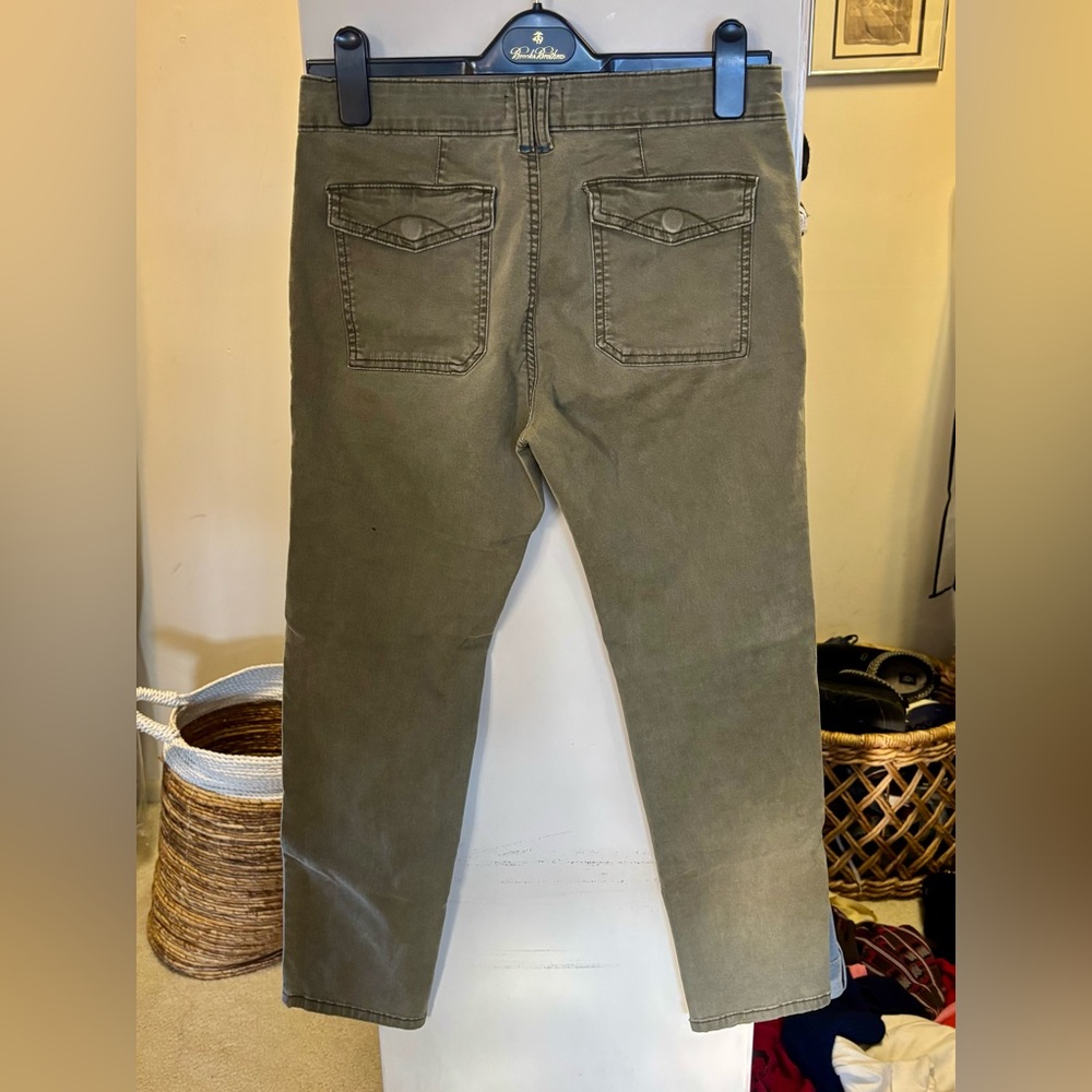 Pilcro Olive Green Utility Pants Size 27 - Picture 3 of 3